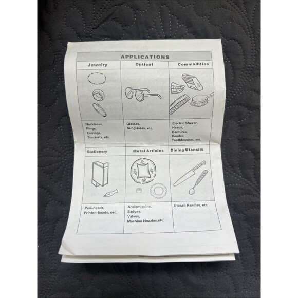 Haier Ultrasonic Jewelry, Eyeglass, Utensil, Metal ETC Cleaner White Gray Works - Picture 10 of 10